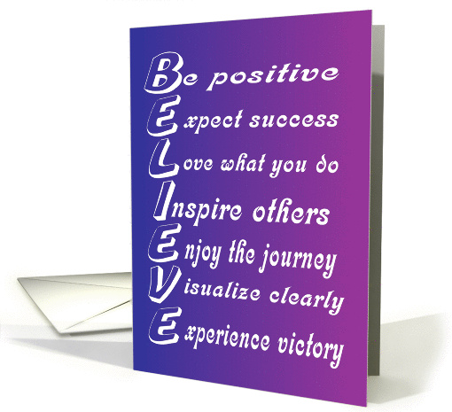 Believe card (266879)