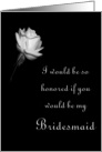 Wedding - bridesmaid card