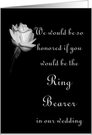 Wedding - Ring Bearer card