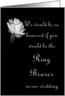 Wedding - Ring Bearer card
