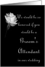 Wedding - Groom’s Attendant card
