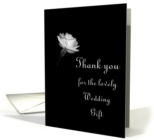 Wedding - Thank you for the wedding gift card (290548)