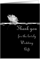 Wedding - Thank you for the wedding gift card