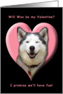 Moo Valentine card