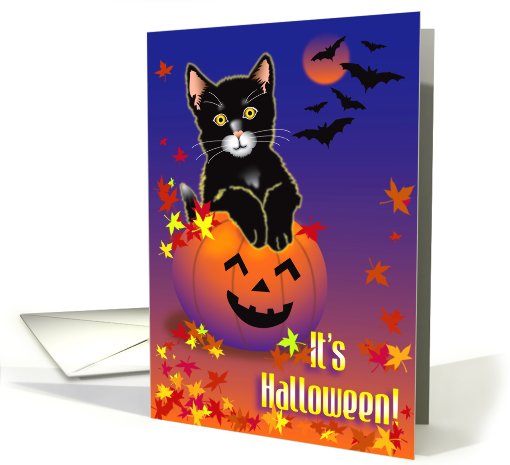 Halloween Kitty card (260760)