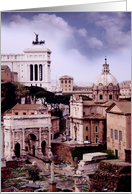 Roman Forum, Rome, Italy card