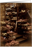 Italian Market, Florence, Italy card