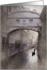 Bridge of Sighs, Venice, Italy card