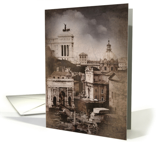 Roman Forum, Rome, Italy card (257121)