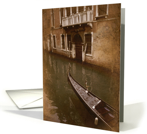 Gondola, Venice, Italy card (257127)