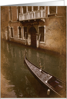 Gondola, Venice, Italy card