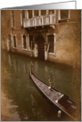 Gondola, Venice, Italy card