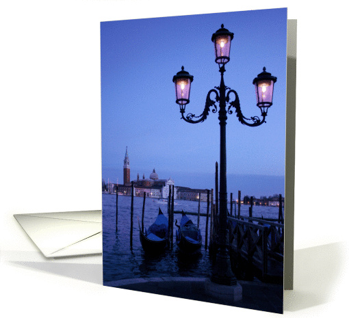 Evening in Venice, Italy card (257135)