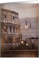 Roman Coliseum, Rome, Italy card