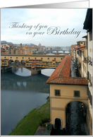 Ponte Vecchio, Florence, Italy card