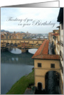 Ponte Vecchio, Florence, Italy card