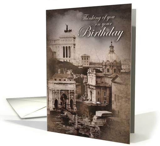 Roman Forum (Vintage), Rome, Italy card (263579)