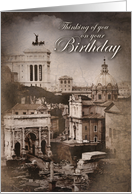 Roman Forum (Vintage), Rome, Italy card