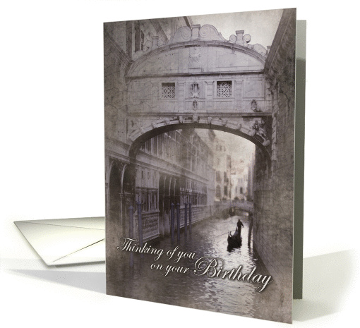 Bridge of Sighs (Vintage), Venice, Italy card (263593)
