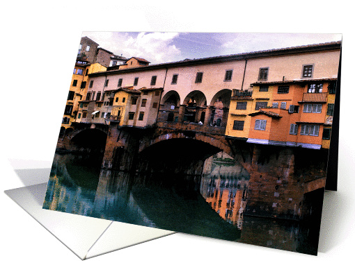 Water Colors, Ponte Vecchio, Florence, Italy card (321958)