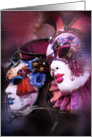 Masquerade - Venetian Masks card