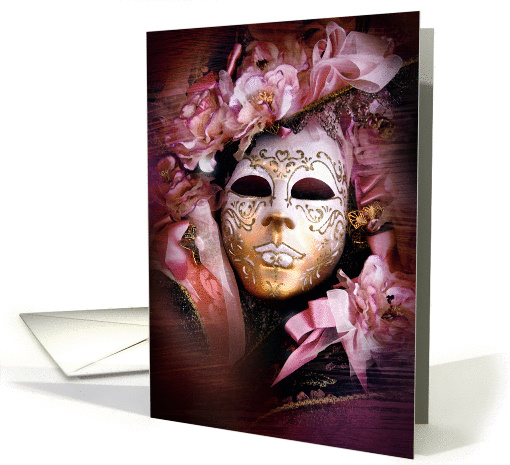 Masquerade - Venetian Mask card (321970)