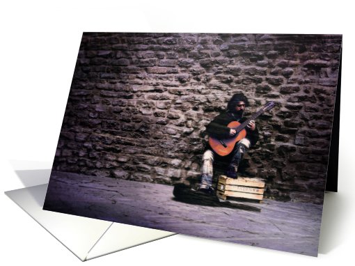 The sounds of Florence, Italy card (321976)