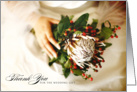 Thank You for the Wedding Gift sugarbush flower card