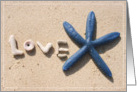 Love Starfish card