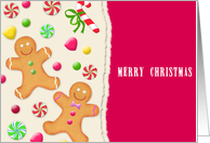 gingerbread christmas card