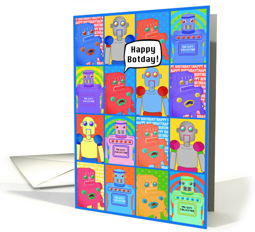 Birthday Bots card (619353)