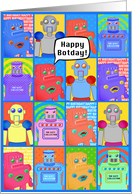 Birthday Bots card