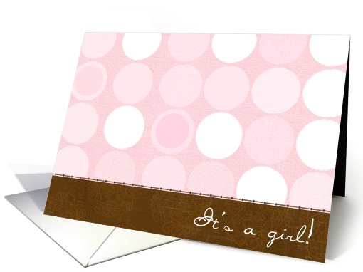 It's a Girl! card (619367)