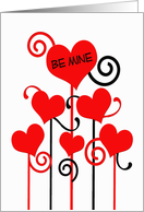 Valentine Hearts Galore card