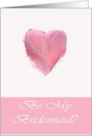 Bridesmaid Invitation card