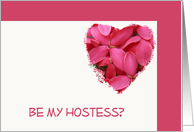 Hostess Invitation card
