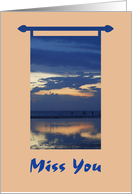 Miss You, Mom & Dad card