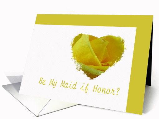 Maid of Honor Invitation card (350440)