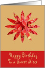 Birthday, Niece card