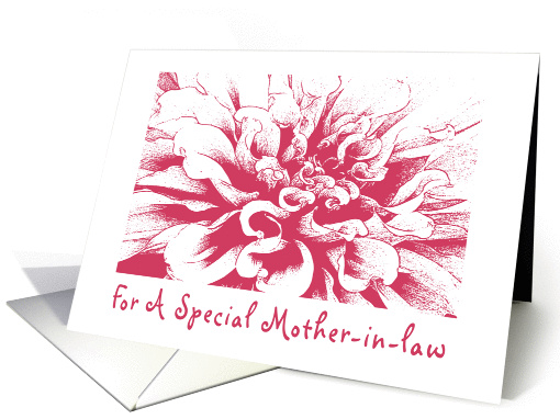 Birthday, Mother-in-law card (357456)