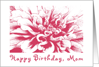 Birthday, mom card