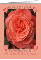 Maid of Honor, Invitations card