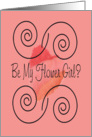 Flower Girl Invitations card