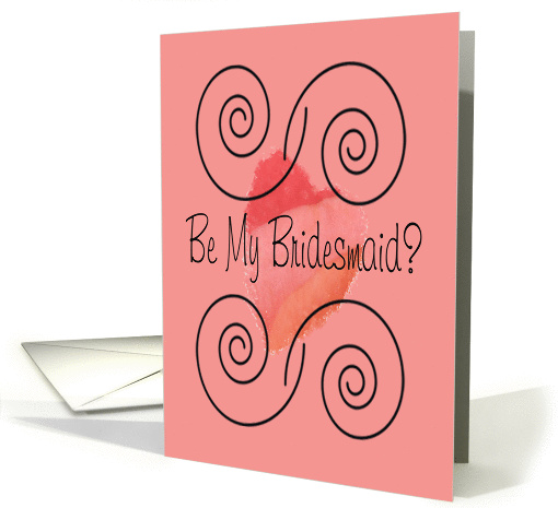 Bridesmaid, Invitations card (363571)