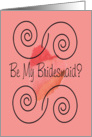 Bridesmaid, Invitations card