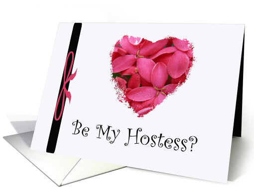 Hostess, Flower Hearts card (389639)