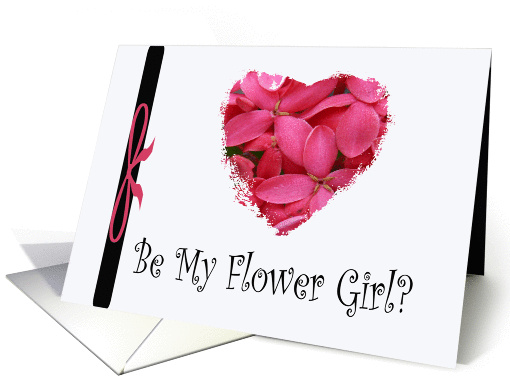 Flower Girl, Flower Hearts card (389641)