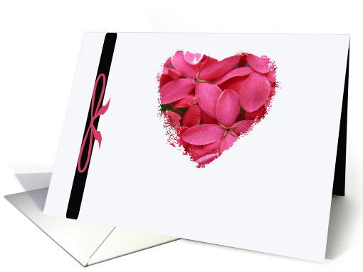 Flower Heart, Any Occasion card (390221)