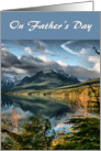 Father’s Day, Brother-in-law, Mountain lake card