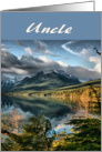 Father’s Day, Uncle, Mountain lake card